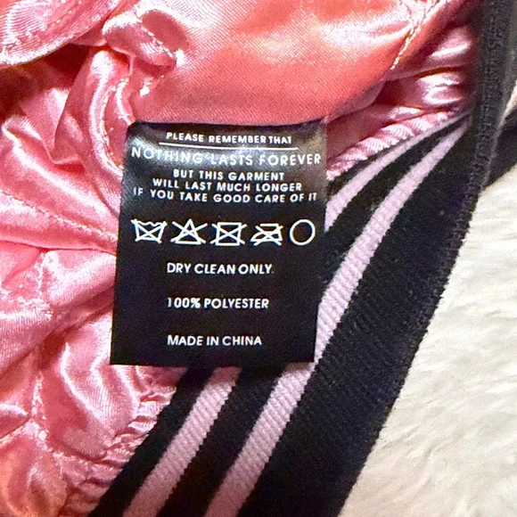 Lazy Oaf You Used To Be Weird Bomber Jacket - Size Small - Picture 7 of 7